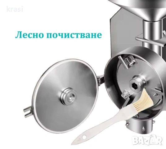 Мелачка за брашно. Електрическа мелница за смилане на брашно, подправки и зърнени продукти, снимка 3 - Други машини и части - 53982377