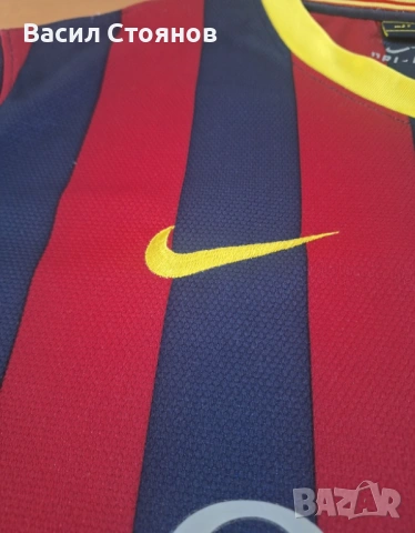 Барселона/Barcelona #10 Messi Nike home 2013-14г. - размер М, снимка 5 - Фен артикули - 54607579