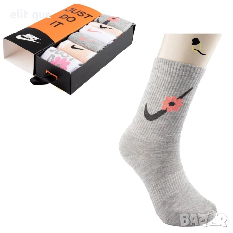 чорапи в кутия nike diesel off Burberry Jordan karl lefenfeld , снимка 3 - Дамски чорапи - 55236720