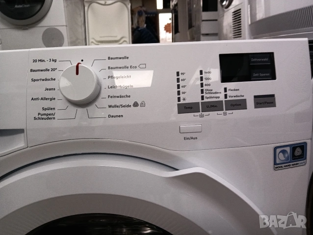 Като нова пералня Аег Aeg Series 6000 A+++ 9кг с две години гаранция!, снимка 6 - Перални - 54233027