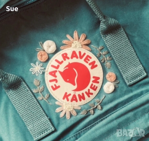 ОРИГИНАЛНА Fjallraven Kanken frost green, снимка 2 - Раници - 54520265