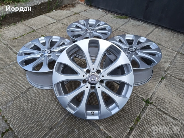 ОРИГИНАЛНИ джанти 18 ' цола 5x112 МЕРЦЕДЕС / MERCEDES E Klasse W213 8J ET43 + датчици, снимка 2 - Гуми и джанти - 54527731