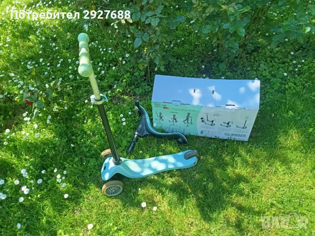 Тротинетка 4 в 1 Globber - Go Up Sporty Light, ментова, снимка 2 - Детски велосипеди, триколки и коли - 54896975