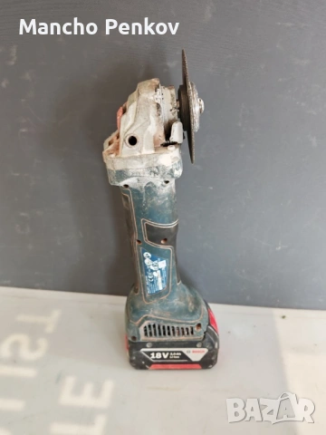 Bosch GWS 18V-7 ъглошлайф, снимка 7 - Ъглошлайфи - 54599899
