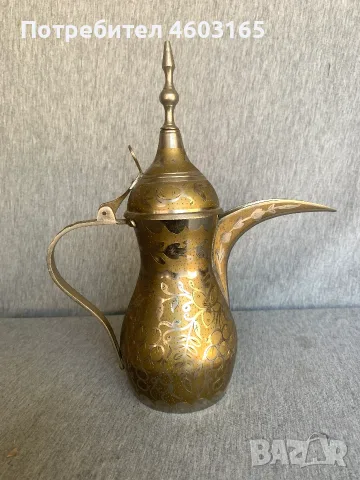 Ръчно гравиран чайник кана 