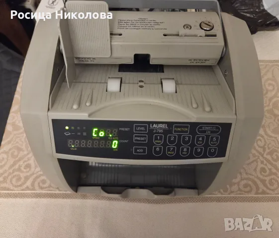 Професионален брояч на банкноти LAUREL J-795 (Банков клас, Японско качество) 