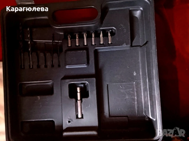 Комплект акумулаторна бормашина- Винтоверт, снимка 2 - Куфари с инструменти - 55015542