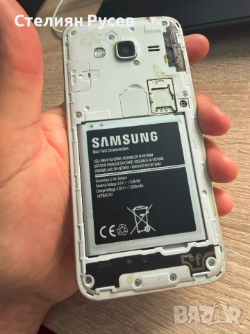 120666  samsung j3 2016  gold за части 10 евро цял за части понеже е нулиран и иска Гмайл профил, но, снимка 5 - Samsung - 54881868