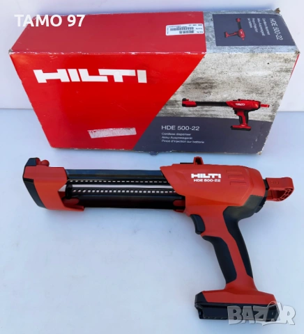 Hilti HDE 500-22 Nuron - Нов акумулаторен уред за двукомпонентно лепило