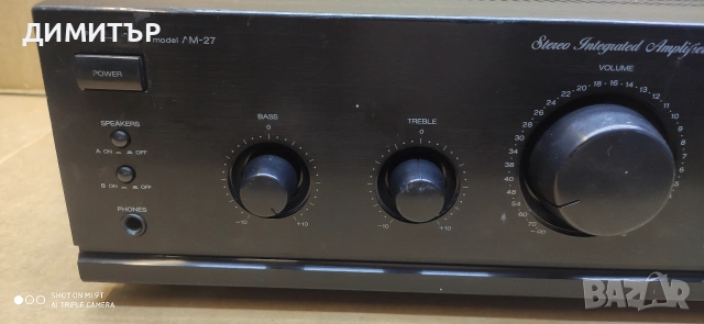 усилвател Akai AM-27, снимка 2 - Ресийвъри, усилватели, смесителни пултове - 55284606