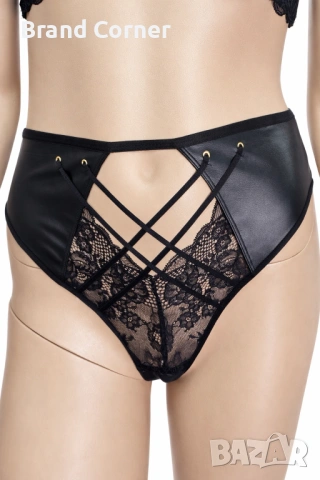 Hunkemöller комплект бельо с дантела и ленти – сутиен 70D, бикини XS, снимка 6 - Бельо - 54548972