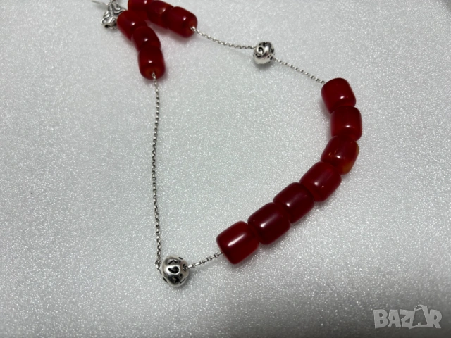 Стара Сребърна Броеница-сребро проба 925, ръчна изработка, снимка 13 - Антикварни и старинни предмети - 53959165