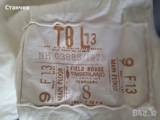 Оригинална мъжка блуза Timberland с дълъг ръкав, 100% щатски памук, размер L, снимка 2 - Блузи - 54980228