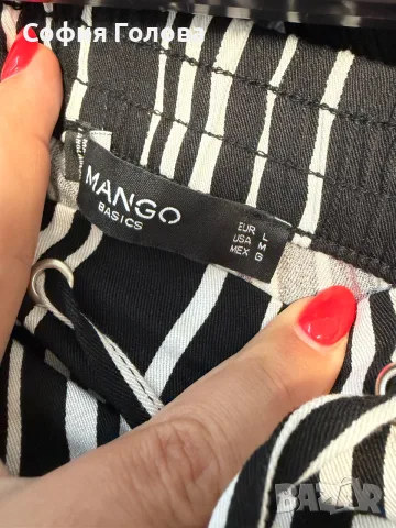 Чисто нов дамски панталон Mango размер L, снимка 4 - Панталони - 55480070