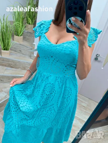 Лятна дантелена рокля, снимка 3 - Рокли - 55507428