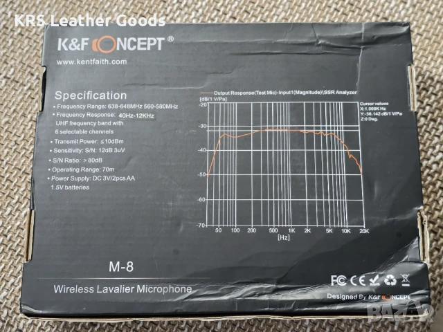 Микрофон K&F Concept M8, снимка 3 - Микрофони - 54940255