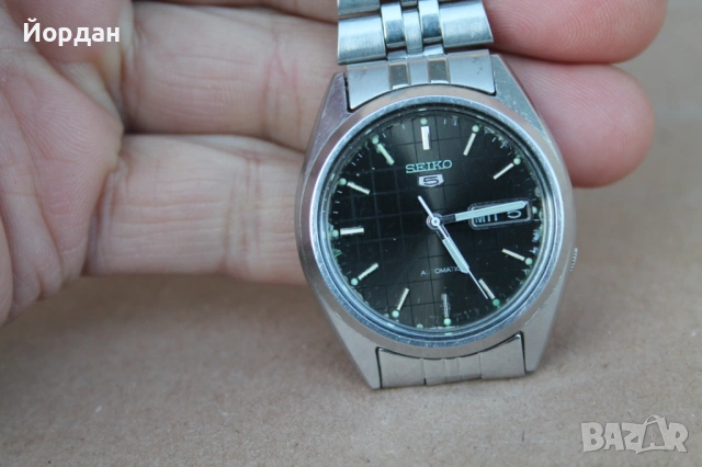 Мъжки автоматичен Японски часовник ''Seiko 5'', снимка 8 - Мъжки - 53999496