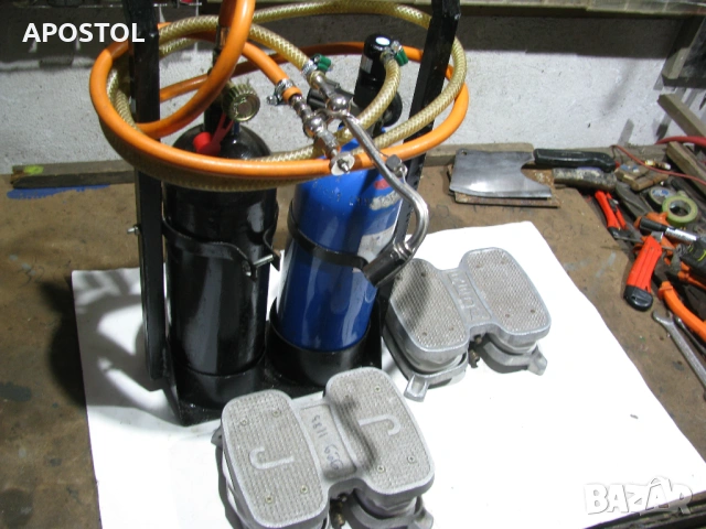 бижутерийнa полигазова горелка с вдухван въздух