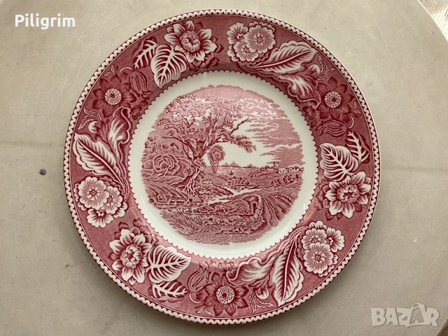 Чиния модел «Woodland Pink», Wood & Sons, Великобритания.