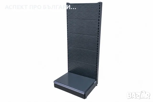 Крайстенен стелаж с перфо гръб 40х195,L70,B40/0