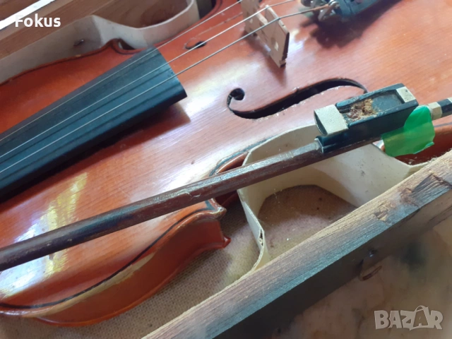 Стара цигулка Страдивариус Stradivarius 1717 с дървена кутия, снимка 5 - Антикварни и старинни предмети - 54597035