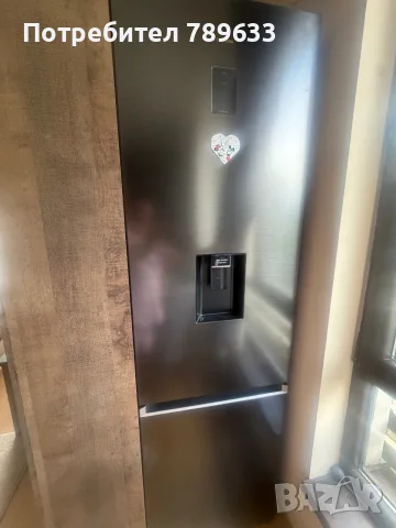 Продавам Хладилник с фризер SAMSUNG RB38C650EB1/EF, 386 л, SmartThings, AI energy mode, 203 см в отл
