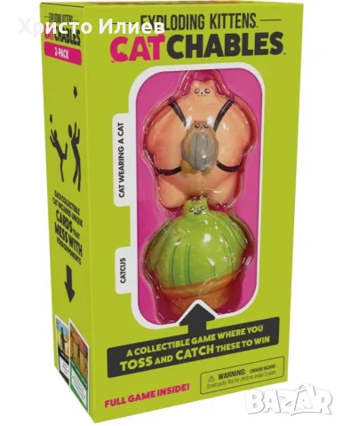 Настолна игра карти Експлодиращи котета Exploding Kittens Catchables 2 , снимка 7 - Настолни игри - 55597286