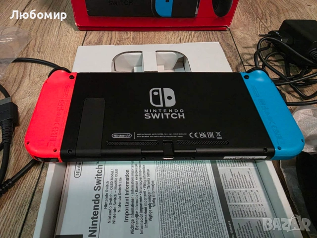 Конзола Nintendo switch + калъф, снимка 5 - Nintendo конзоли - 54295789