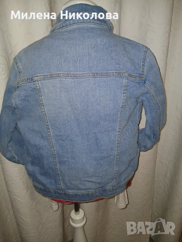 Дънково яке Zara 9г и блузка OVS, снимка 4 - Детски якета и елеци - 54495969
