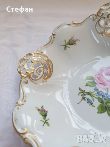 Ажуре съд Dresden , снимка 5 - Антикварни и старинни предмети - 54346236