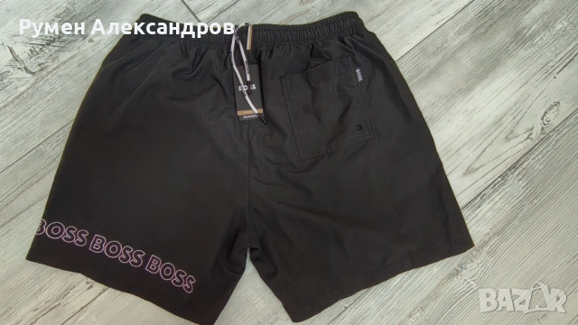 Чисто нови оригинални черни плажни шорти HUGO BOSS р-р М, снимка 9 - Бански - 54368604