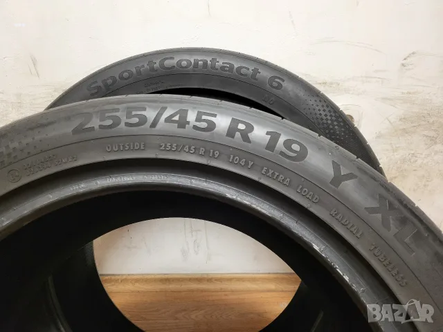 255/45/19 Continental 23 г. / летни гуми, снимка 6 - Гуми и джанти - 55381883