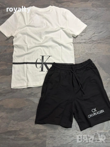 Calvin Klein Нов Мъжки Летен Къс Екип 