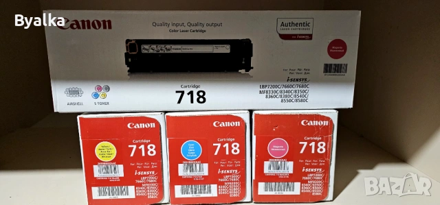 Тонер Canon 718 - оригинален продукт, снимка 2 - Консумативи за принтери - 53999805