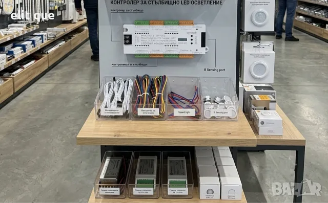 Интелигентен LED контролер със сензор за движение за стълби, 32 канала, 12/24V