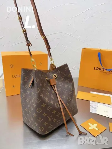 Дамска чанта Louis Vuitton NeoNoe, кожа, снимка 5 - Чанти - 55465596