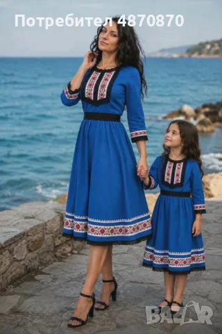Дамски рокли с фолклорни мотиви , снимка 4 - Рокли - 55418965