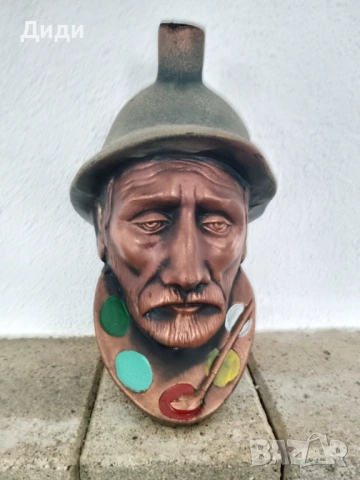 Бутилка.За подарък.Керамика.Ръчно изработена.Вместимост 750мл.