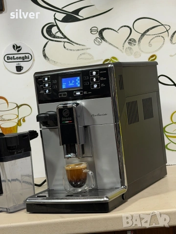 Кафемашина кафе автомат Saeco PicoBarista с гаранция, снимка 4 - Кафемашини - 54842658