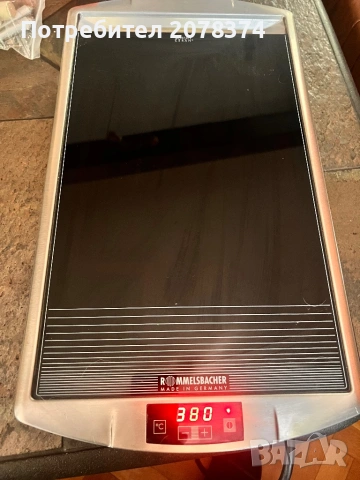 Rommelsbacher електрическа скара CG 2308/TC, стомана/червен, стъклокерамика, снимка 2 - Печки, фурни - 54495186