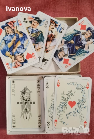 Ретро карти за белот, покер и др, снимка 3 - Карти за игра - 53966605
