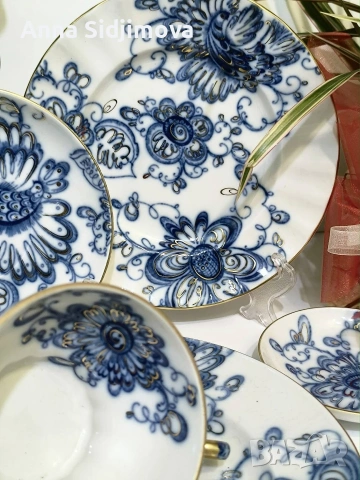 Руски порцелан ЛФЗ , снимка 4 - Сервизи - 54015014