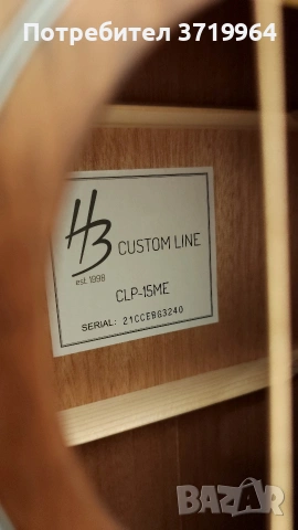 Електро акустична китара Harley Benton CLP-15ME, снимка 4 - Китари - 54946797