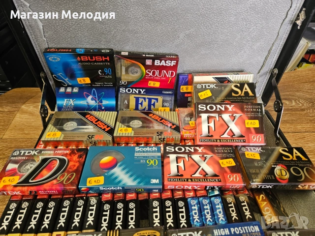 Аудио касети SONY, TDK, Maxell, BASF и други. Чисто нови, запечатани. Цени от 8 до 25€ за брой, снимка 9 - Аудио касети - 55184079