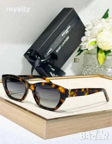 Yves Saint Laurent Нови Дамски Слънчеви Очила с Кутия YSL Различни Цветове 