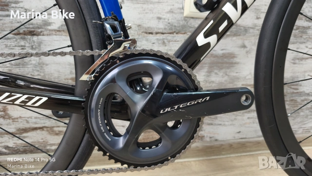 Карбонов шосеен велосипед Specialized Tarmac SL6 S-Works Ultegra Aeolus Elite 35 Carbon | 54, снимка 3 - Велосипеди - 55149329