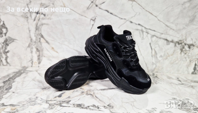 Balenciaga Мъжки Черни Маратонки👟Мъжки Спортни Обувки В Черен Цвят Баленсиага Код P2445, снимка 6 - Маратонки - 54425366