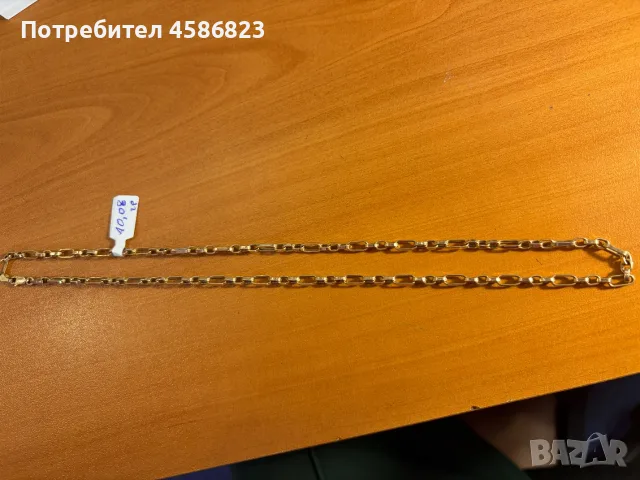 Златен синджир 14K – 10,08 грама, снимка 2 - Колиета, медальони, синджири - 55313741