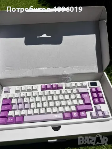 геймърска клавиатура MSI Forge GK600 TKL Wireless, снимка 2 - Клавиатури и мишки - 55403055