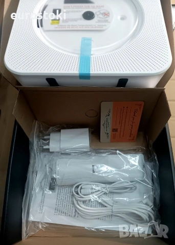 CD плейър Greadio KC-806, Bluetooth 5.0, мултифункционален CD плейър с високоговорители, FM радио, снимка 10 - MP3 и MP4 плеъри - 54977779